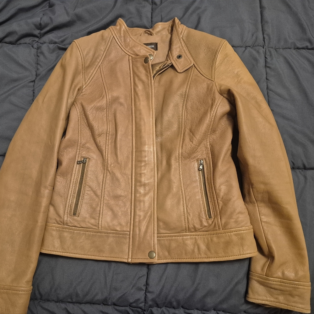 Danier Light Brown Leather Jacket